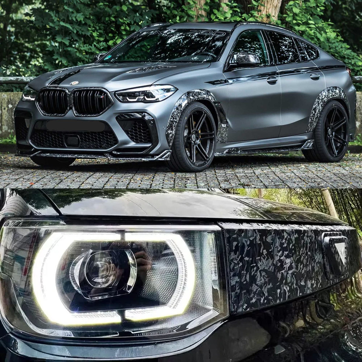 Rova Ride Glossy Black Carbon Fiber Vinyl Wrap Film